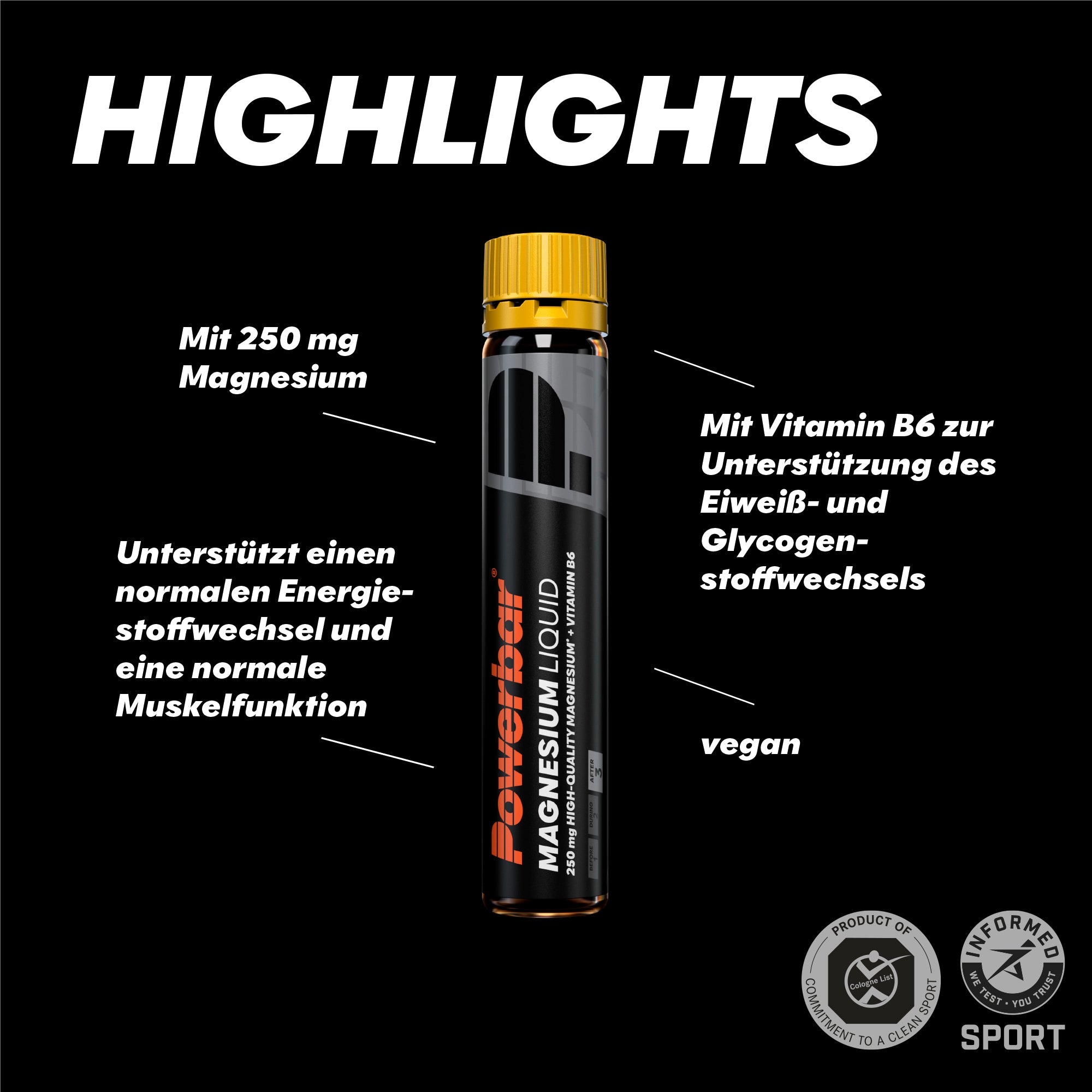 highlight image for Black Line Magnesium Liquid - 1 Box (20 x 25ml) Lemon