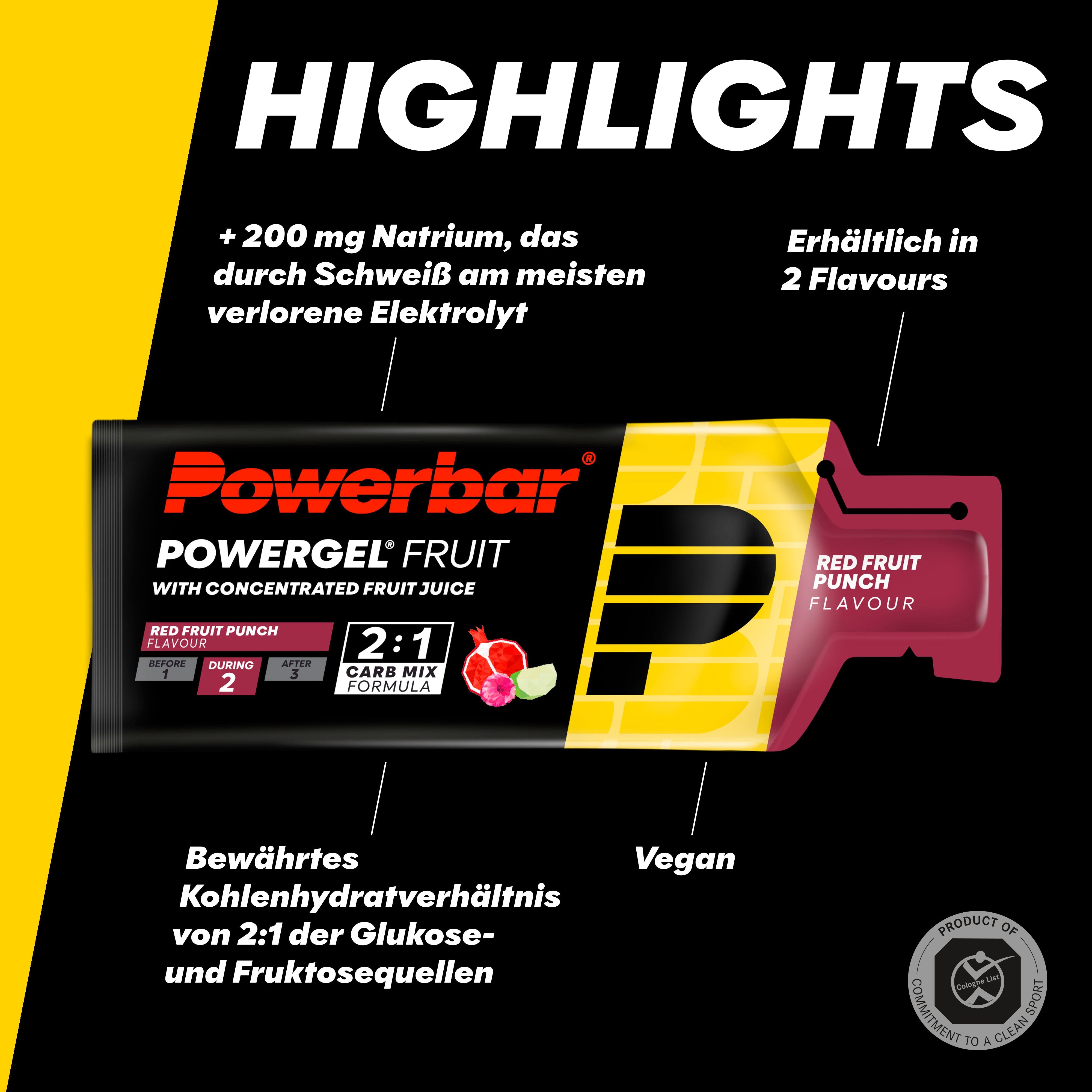 highlight image for PowerGel Fruit - 1 Box (24 x 41g) Red Fruit