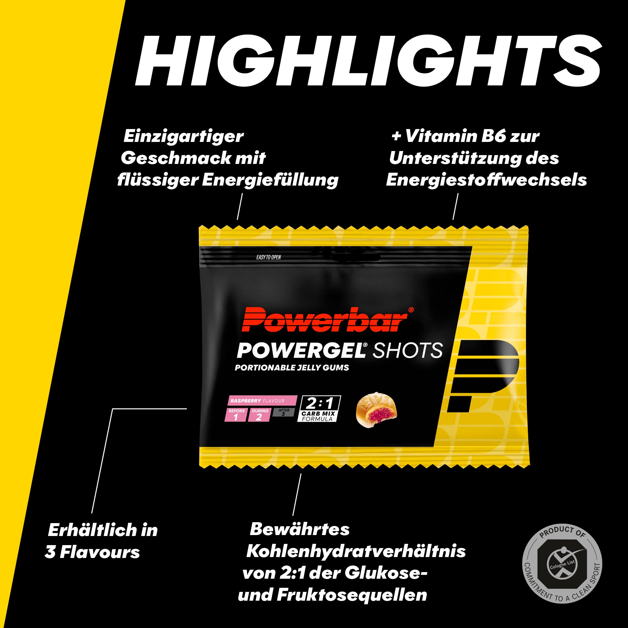 highlight image for PowerGel Shots - 1 Box (24 x 60g) Raspberry