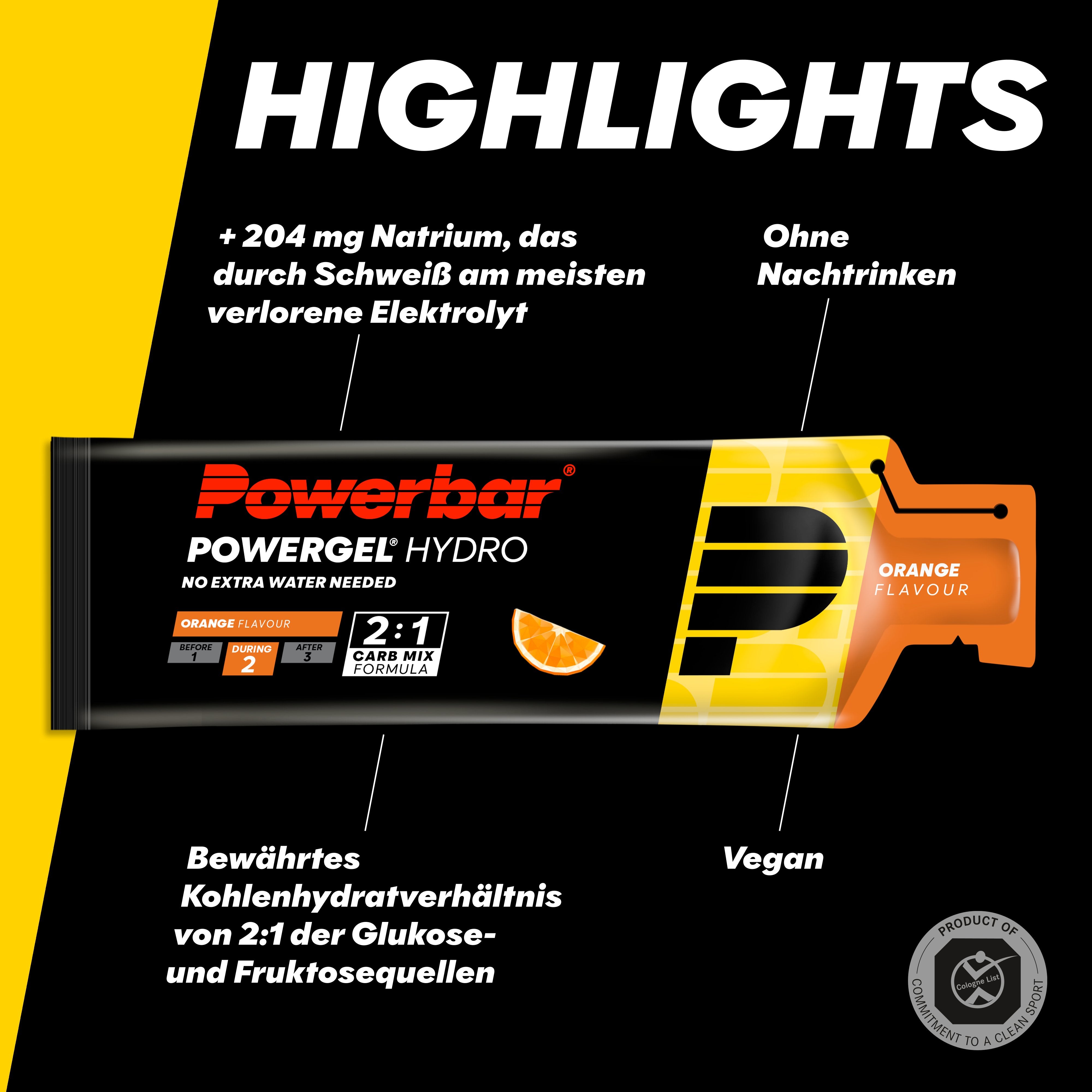 highlight image for PowerGel Hydro - 1 Box (24 x 67ml) Orange
