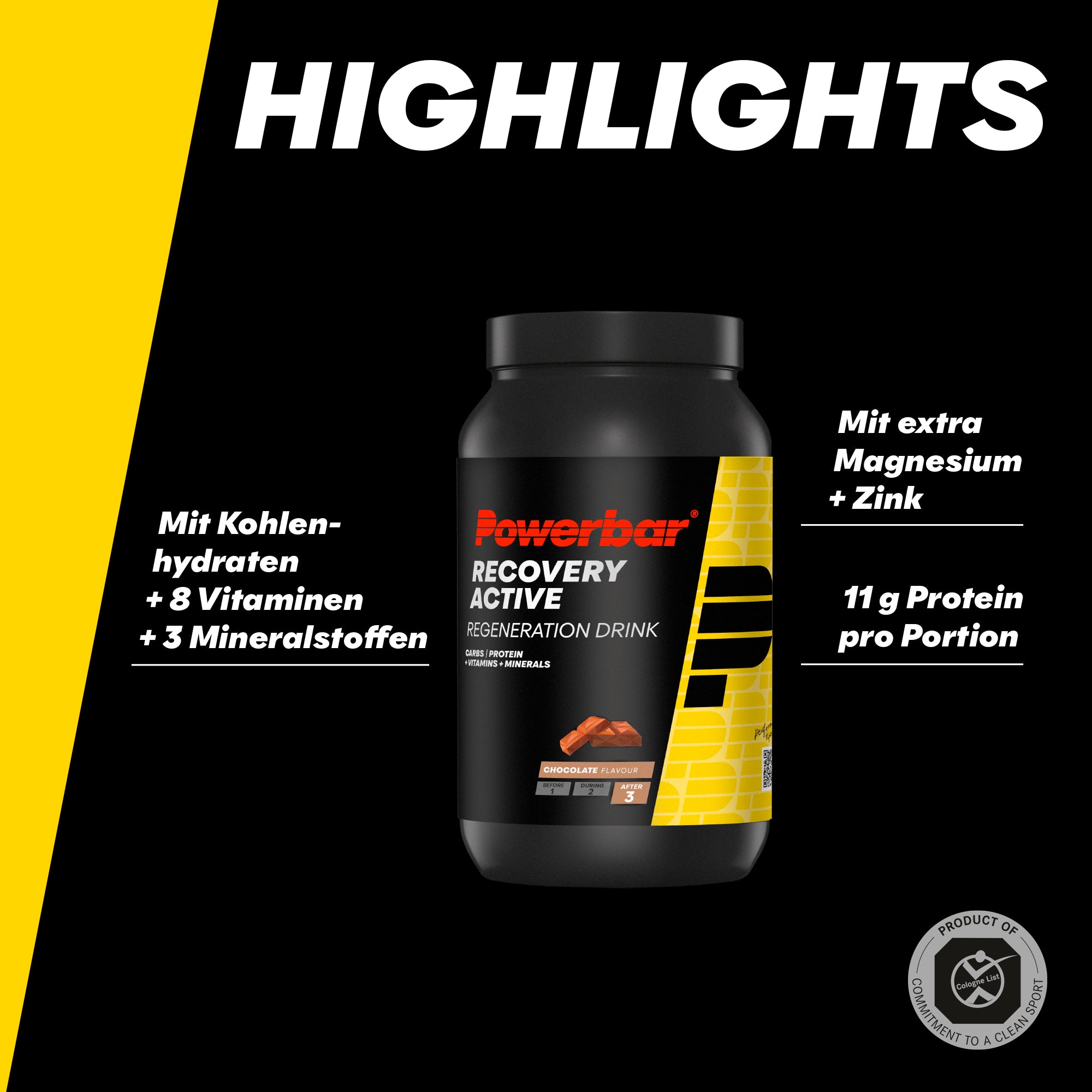 highlight image for Recovery Active - 1 Box (1 x 1210g) Chocolate