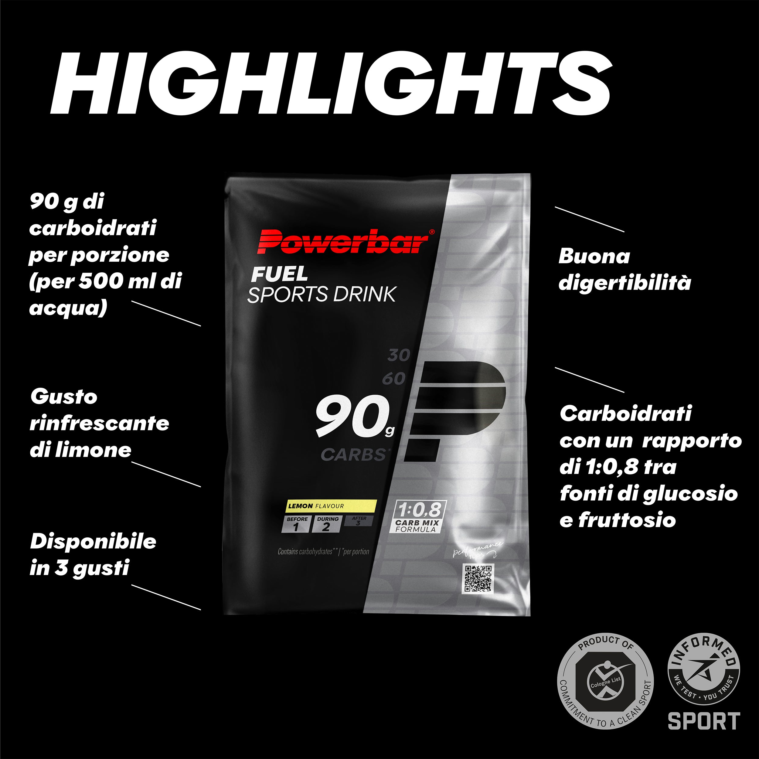 highlight image for Fuel 90 Sports Drink - Bevanda energetica