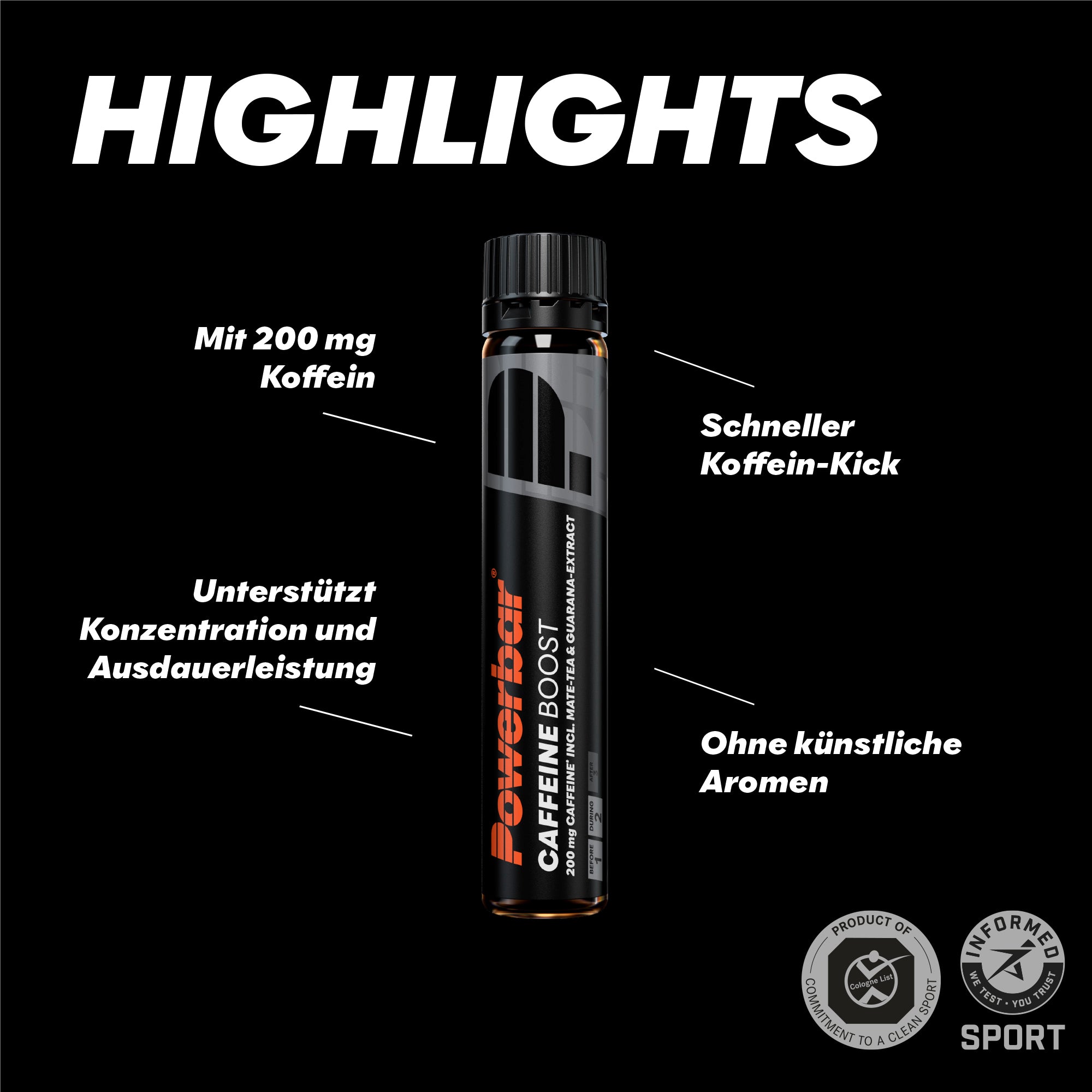 highlight image for Black Line Caffeine Boost - 1 Box (20 x 25ml) Neutral