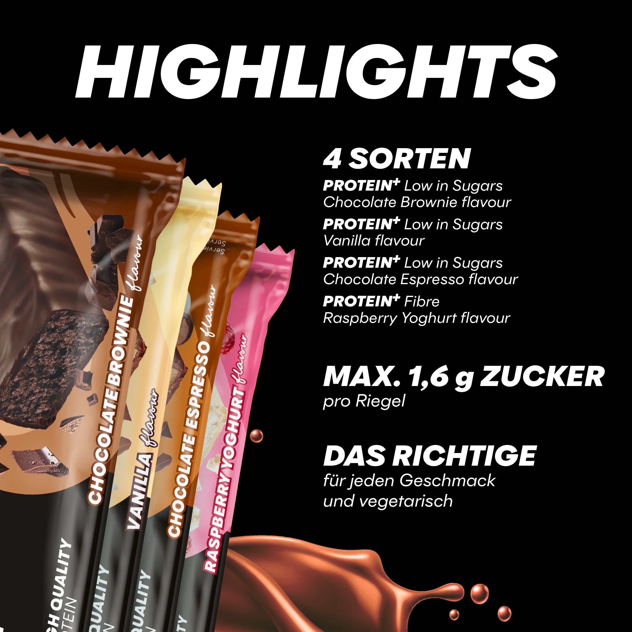 highlight image for Powerbar Protein Plus Low Sugar Multiflavour Box  - 1 Box (16 x 35g)