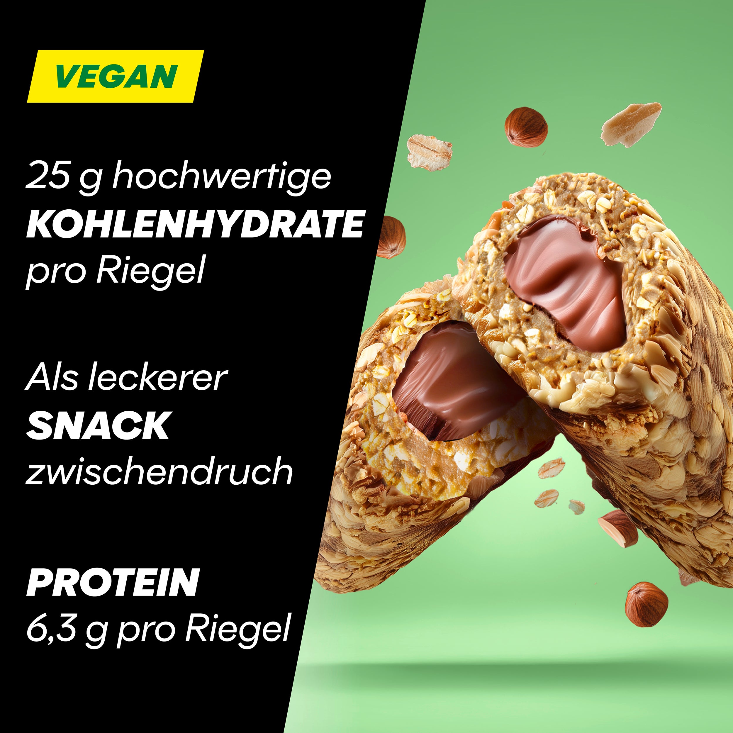 highlight image for Powerbar Oat Energy - 15 Riegel (15 x 50g) Hazelnut Nougat