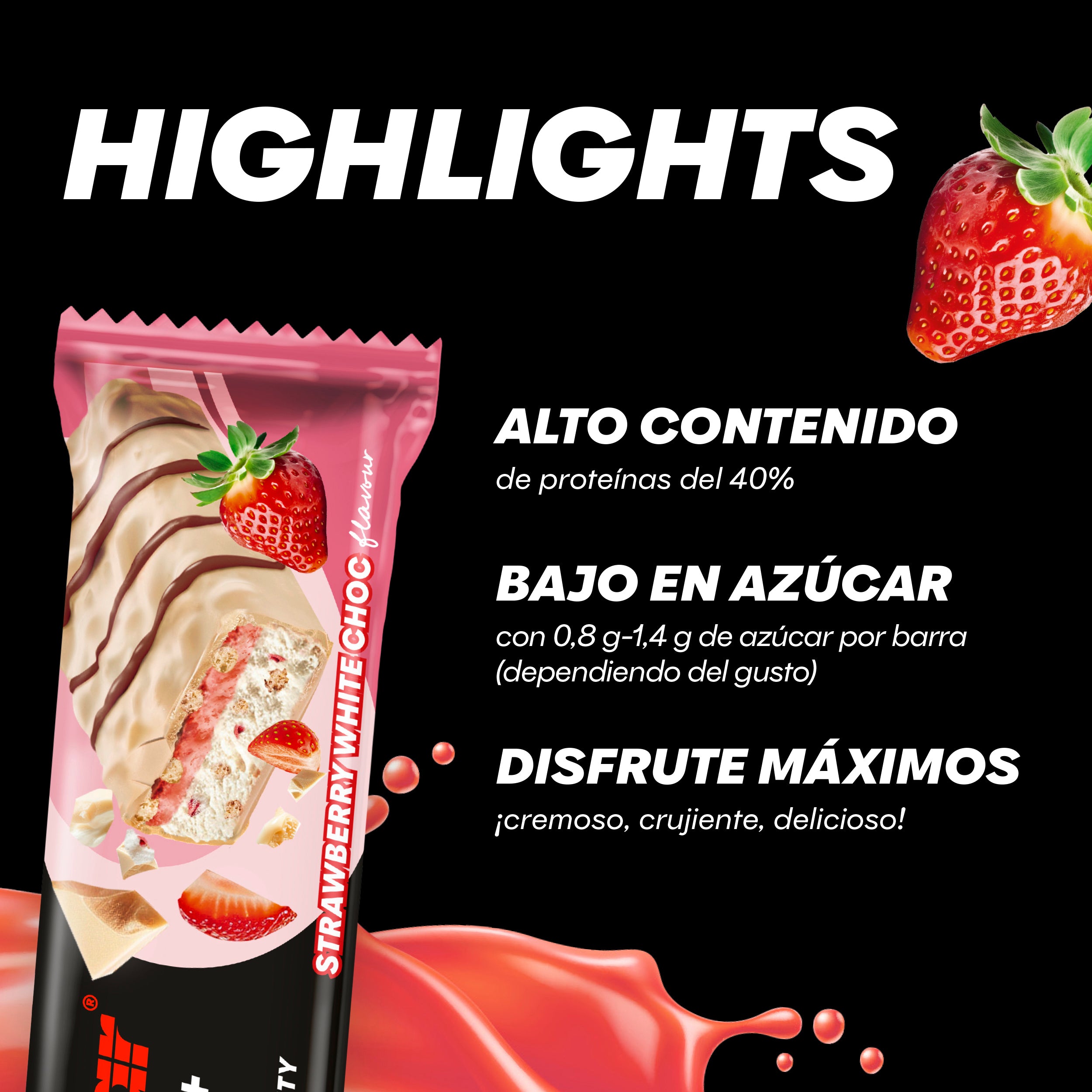 highlight image for Barrette 40% Protein+ ad alto contenuto proteico e basso contenuto di zuccheri