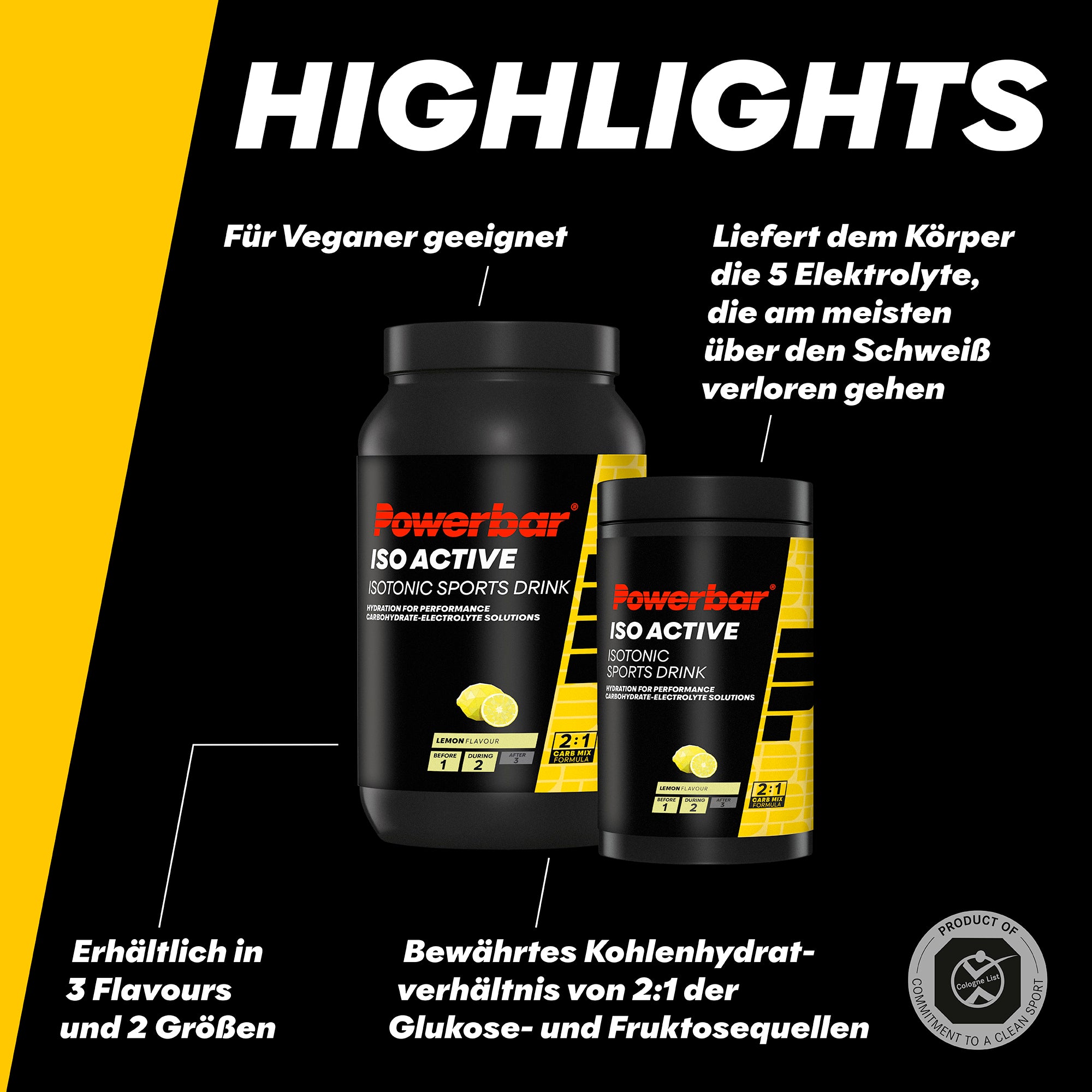 highlight image for ISOACTIVE - 1 Box (1 x 1320g) Lemon