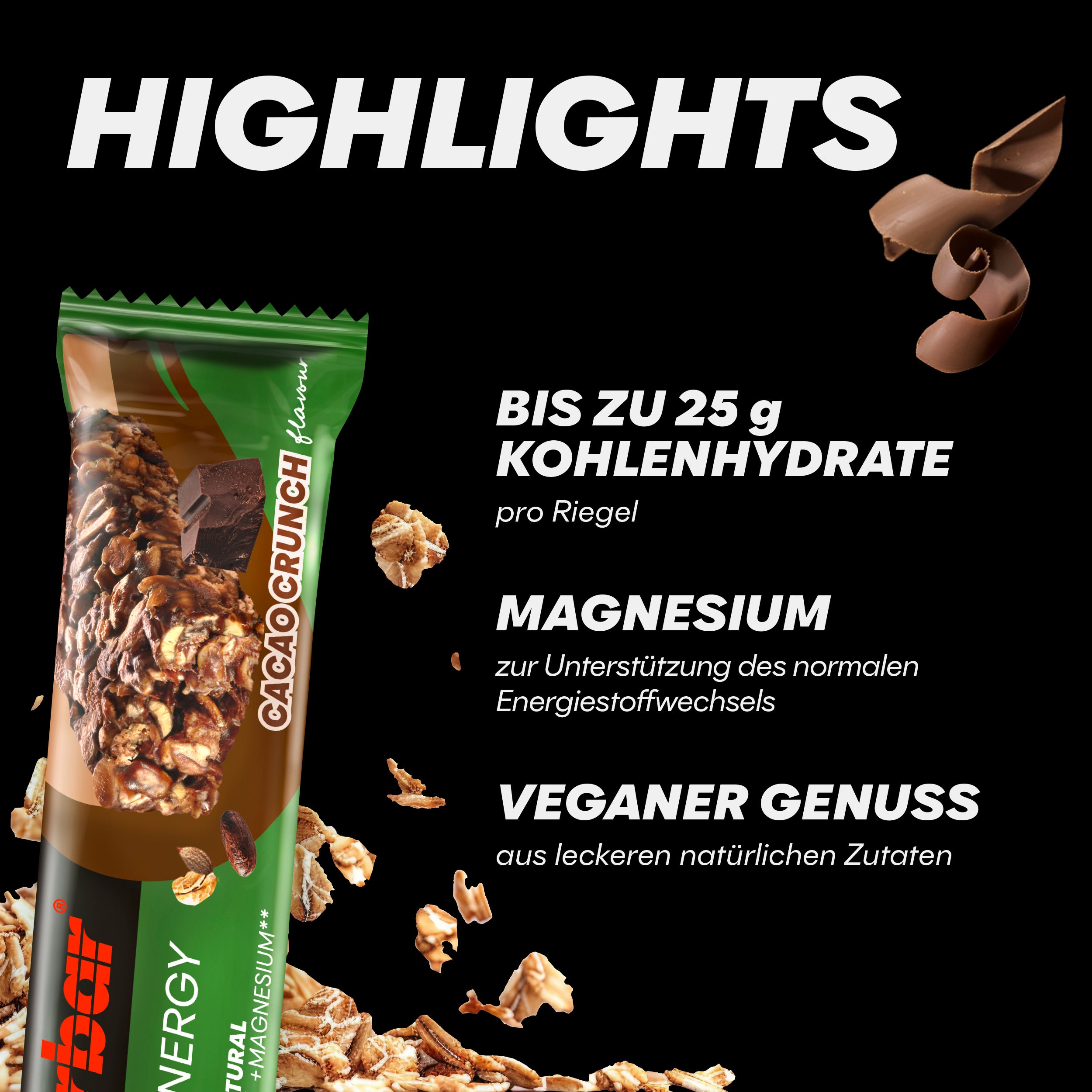 highlight image for Natural Energy Cereal - 1 Box (18 x 40g) Cacao Crunch