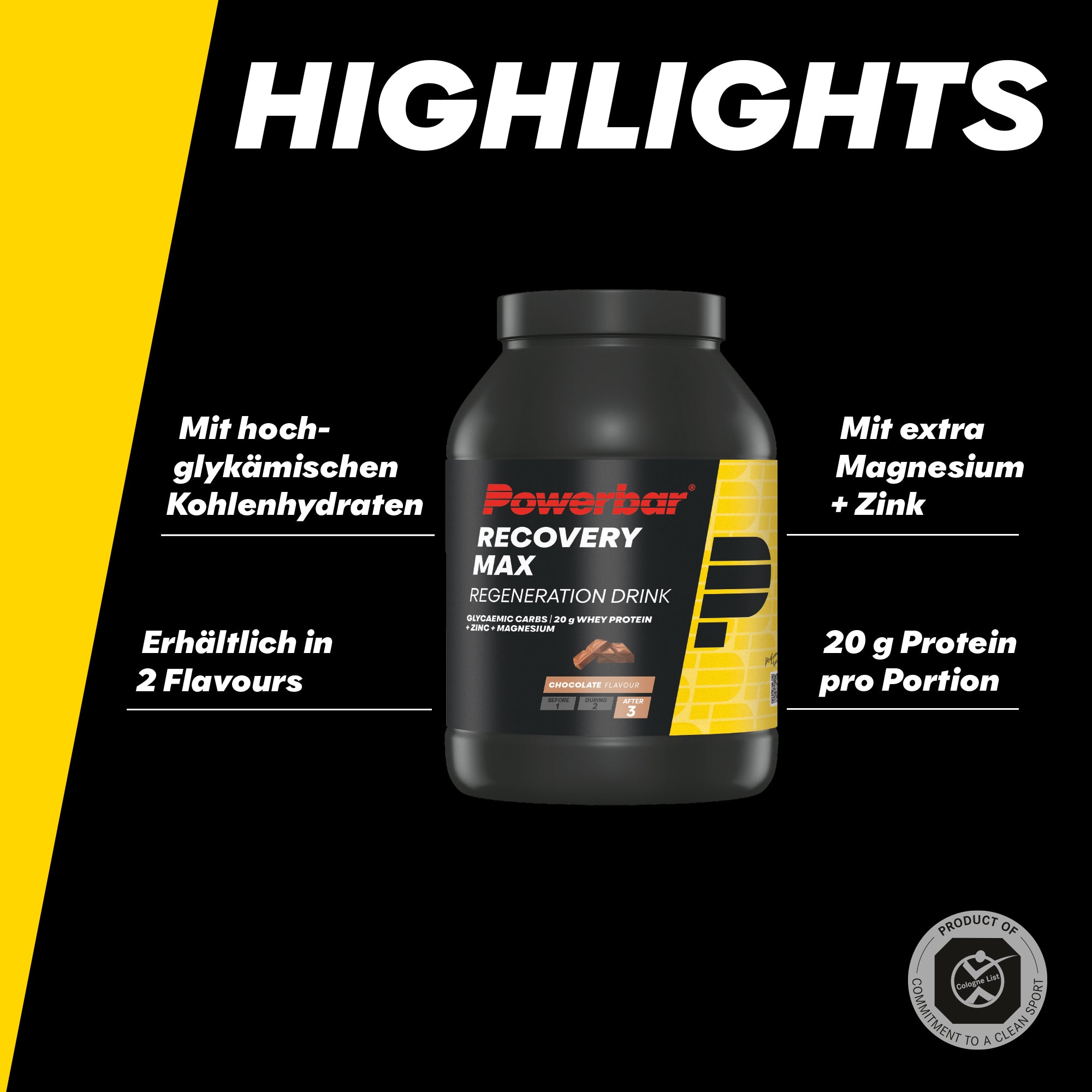 highlight image for Recovery Max - 1 Box (1 x 1144g) Chocolate