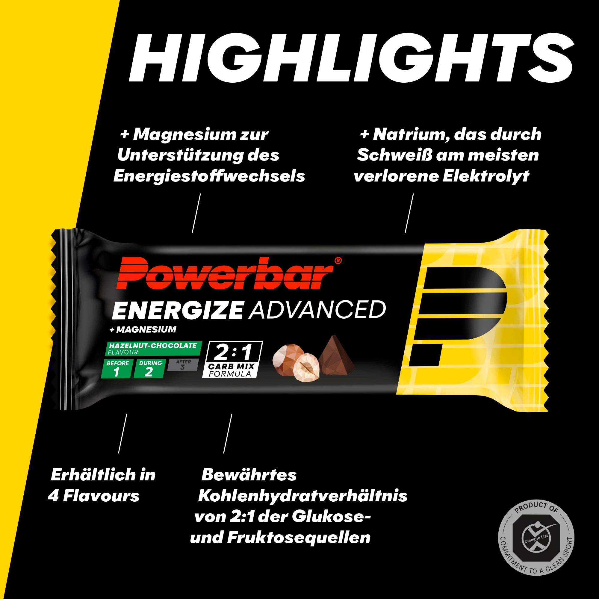 highlight image for Energize Advanced (15x55g) - 1 Box (15 x 55g) Hazelnut Chocolate