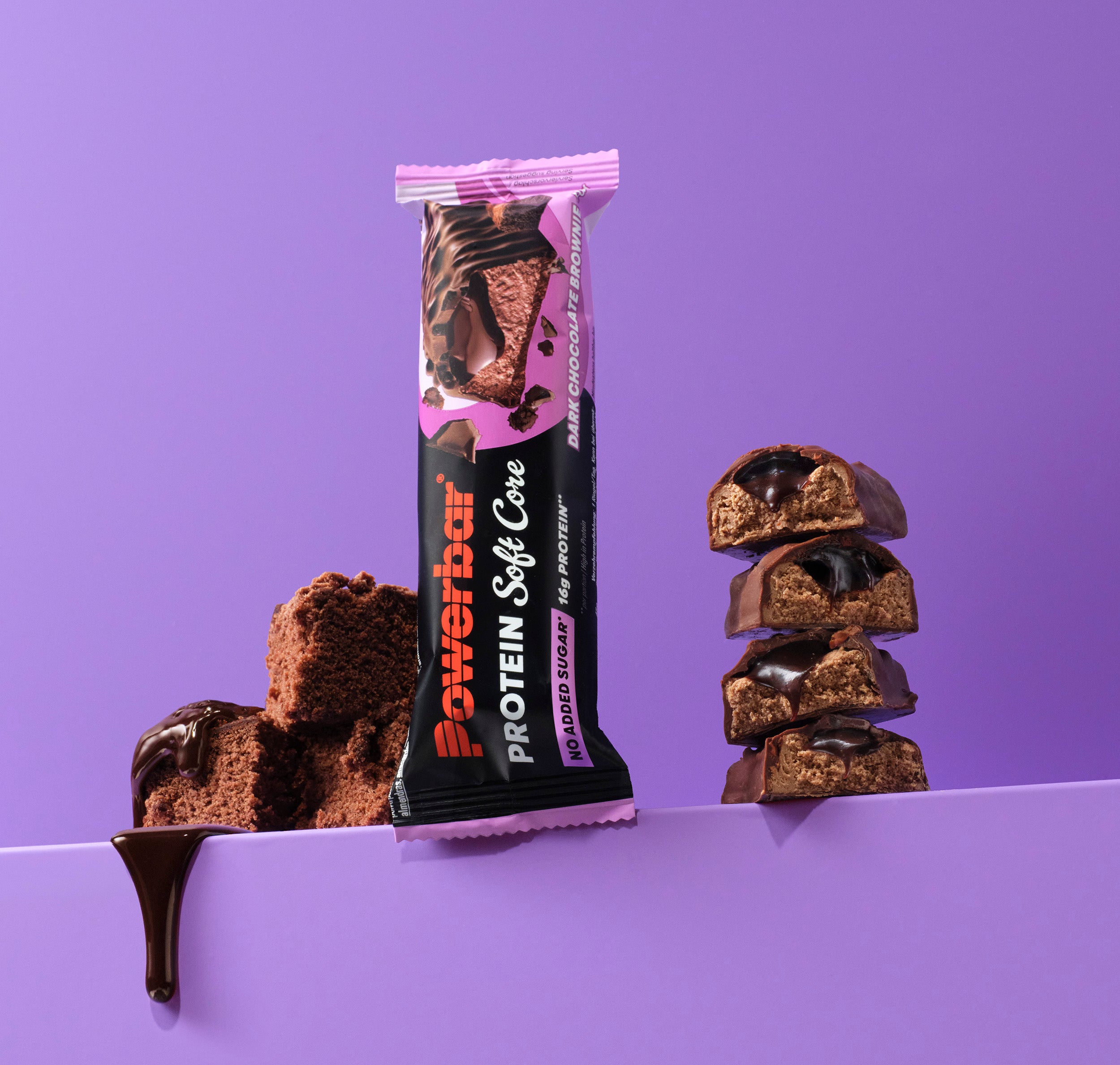 usp image for Protein Soft Core - 4 Riegel(4 x 48g) Dark Chocolate Brownie