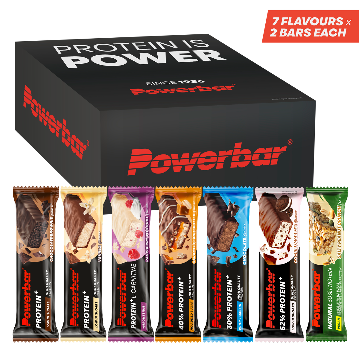 Powerbar Riegel Protein Multiflavour Box - Protein Riegel – Powerbar