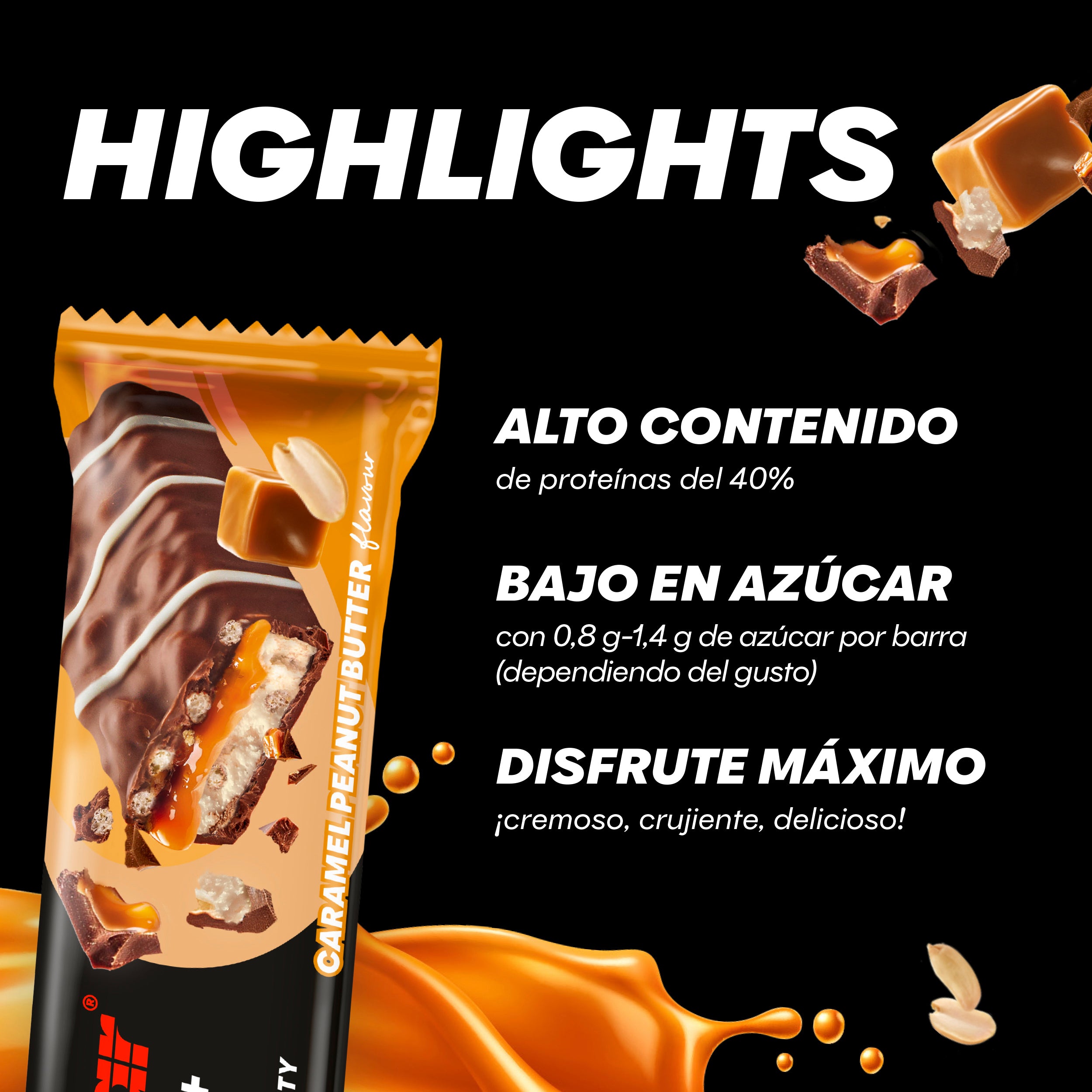 highlight image for Barrette 40% Protein+ ad alto contenuto proteico e basso contenuto di zuccheri