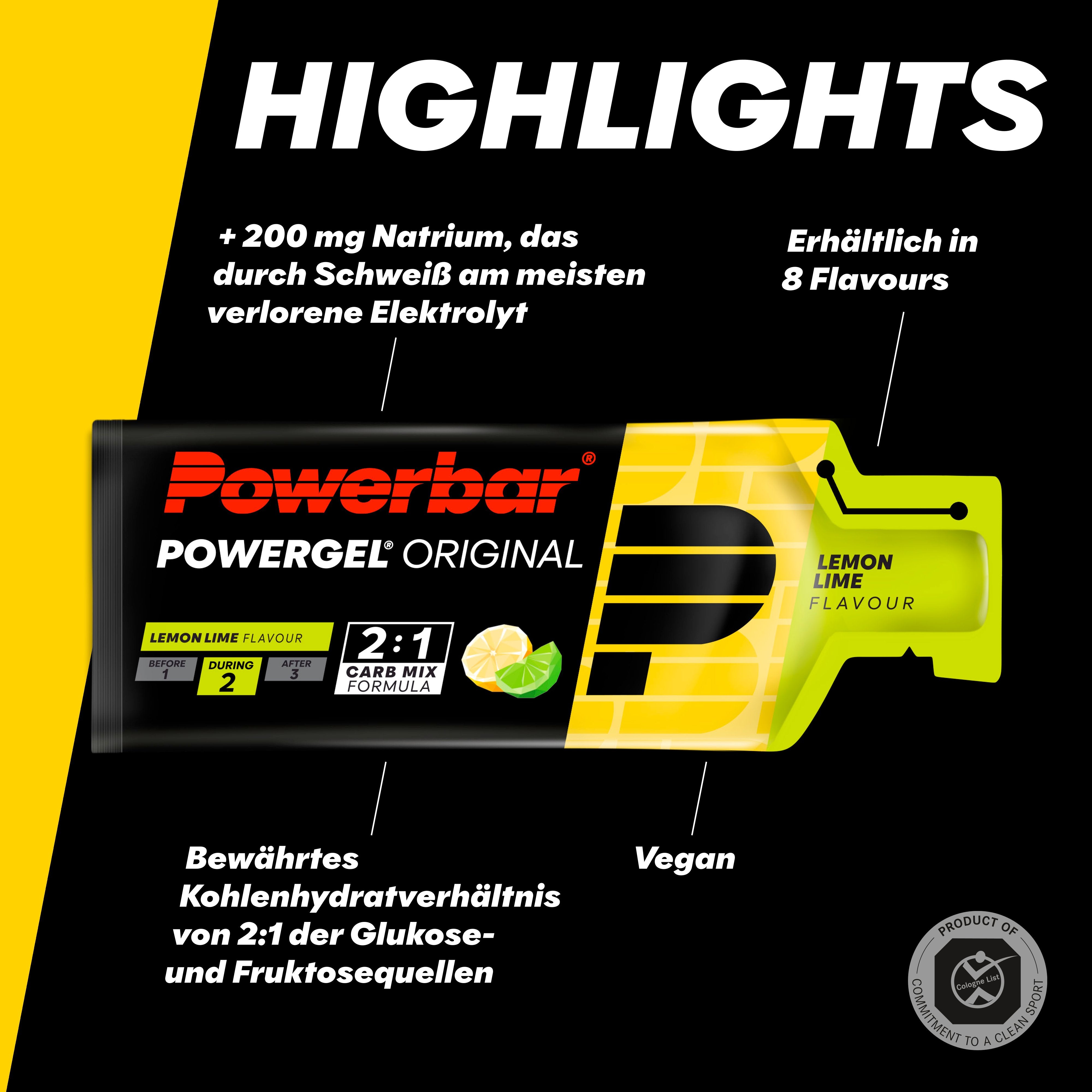 highlight image for Powergel Original - 1 Box (24 x 41g) Lemon Lime