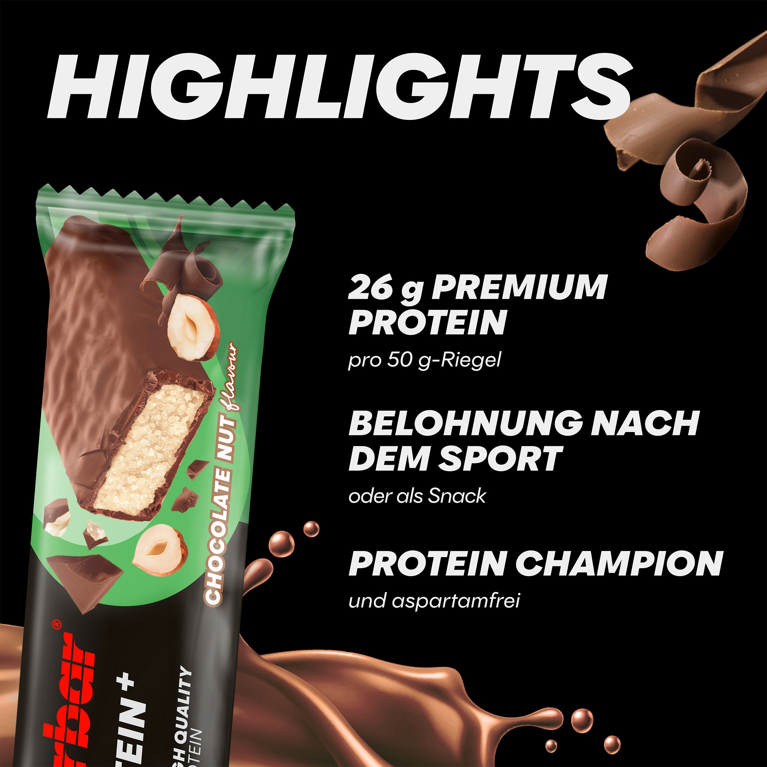 highlight image for 52% Protein Plus - 1 Box (20 x 50g) Chocolate Nut